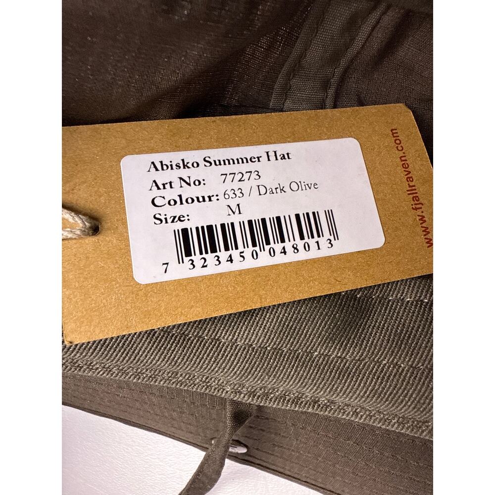 Fjällräven Boonie Bucket Hat Abisko Dark Olive Chin Strap UPF40+ Fold Up Buttons - Picture 8 of 8